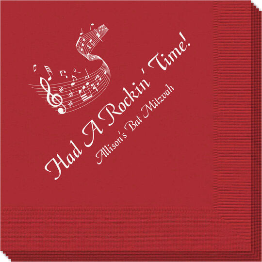 Musical Staff Napkins